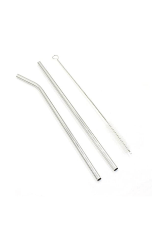 Set de Bombillas de Acero Inoxidable - c/ cepillo de limpieza