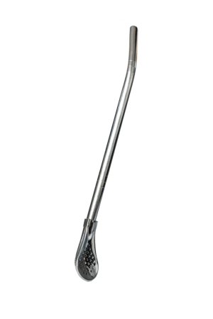 Bombilla p/ Mate o Terere Acero Inox 18.5 cm.